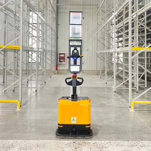 Nouveau Robot d'entrepôt automatisé guidé électrique 1T 2T Palette en acier à usage domestique efficace AGV Chaîne d'empilage Sling Restaurants Hôtels - Product Image 3