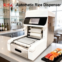 Machine à faire des feuilles de riz pour sushi, réglages ajustables, étalage automatique, nettoyage facile, Plug-and-Play pour les entreprises alimentaires