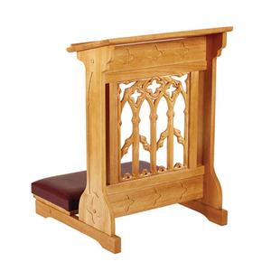 Tabouret <span class=keywords><strong>de</strong></span> prière/agenouilloir rembourré en bois massif, éco-responsable, fait main, <span class=keywords><strong>de</strong></span> style moderne, pour hôtels, écoles et salons - Product Image 2