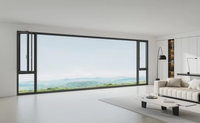 Ensemble de portes et fenêtres préfabriquées en aluminium Prima, taille personnalisée pour la rénovation de logements d'entrepreneurs étrangers