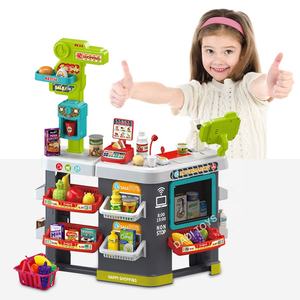 Les enfants simulent l'achat de jouets de <span class=keywords><strong>caisse</strong></span> enregistreuse de vente semblant de jouer avec des jouets de <span class=keywords><strong>magasin</strong></span> de supermarché avec calculatrice de scanner - Product Image 3