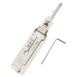 Lishi 2 in 1 Tool SC1 SC1-L KW1 KW1-L SC4 SC4-L KW5 M1 MS2 HU92 Reader Locksmith Tool for Car Key Residential Lock