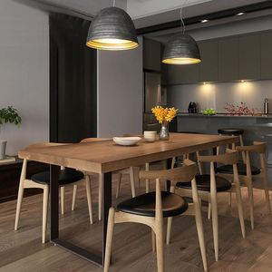 Gedo Tùy Chỉnh Kích Thước Hiện Đại Chất Lượng Cao Rắn Gỗ Bàn Ăn Cho 6 Hình Chữ Nhật Đồ Nội Thất Nhà Bếp Cho Phòng Ăn - Product Image 1