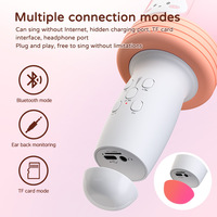 Microphone Karaoké et Haut-parleur pour Enfants, Modèle Exclusif Transfrontalier, Combo 5.3 1200mAh pour Usage Domestique, Micro Cartoon, Idéal Cadeau de Fêtes