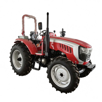 Tracteur agricole certifié CE ISO, 100 CV, 4 roues motrices, moteur YTO, embrayage à double étage, boîte de vitesses 12+12, pompe à engrenages