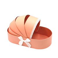 Boîtes de rangement créatives pour savon de bébé, coffrets cadeaux Saint-Valentin en forme de berceau, emballages surprise pour bébé, fabriquées en Chine