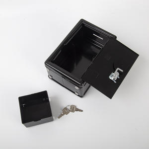 Mini caja fuerte de seguridad de hierro con <span class=keywords><strong>contraseña</strong></span> larga y código de bloqueo, diseño creativo, para guardar llaves y cambio, Cross Border - Product Image 4