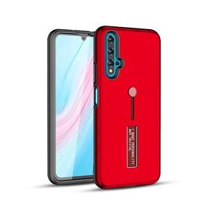 Affaires style 2 en 1 hybride tpu étui de téléphone couverture arrière Pour Huawei Nova <span class=keywords><strong>5T</strong></span> avec béquille en métal - Product Image 2