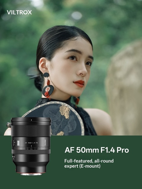 Viltrox AF 50mm F1.4 Pro Lens E-mount Mirrorless Camera Full Frame Prime Auto Focus for Fuji 77mm