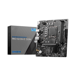 PRO H610M-E DDR4 H610 LGA 1700 Desktop Computer <b>Motherboard</b> Supports <b>CPU</b> 12490F 13490F 13400F H610M Double Memory H610M Motherbo - Product Image 1