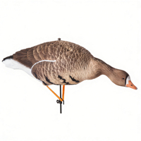Décoy de canard grison réaliste 3D en EVA souple et léger, à fixation au pied, pour l'observation en extérieur et la décoration de jardin