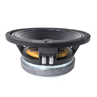 Haut-parleur professionnel de basses en métal, woofer haute puissance de 10 pouces, 450W, 8 ohms, aimant en ferrite AES, bobine mobile de 75 mm, 60-3000Hz