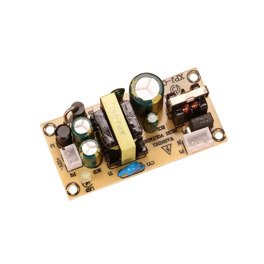 5v2a産業用電源ベアボード12v1.5a変圧器内蔵15vモジュール定電圧Dc220入力に適しています
