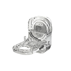 Support mural transparent à ventouse Kemoo pour distributeur de savon, rangement de salle de bain pour shampoing et lotion - Product Image 5