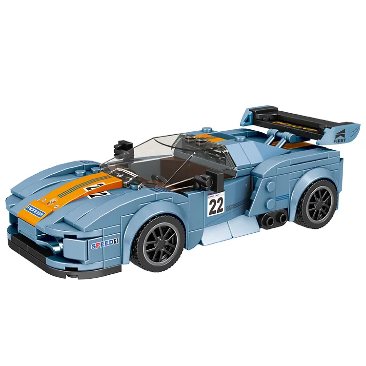 building block mini toys racing car building block model collectible toys building block sets