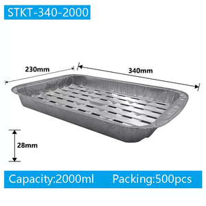 Meilleur prix 3004 alliage aluminium emballage alimentaire feuille conteneur plateau gobelets en aluminium jetables pour fête restauration cuisson - Product Image 5