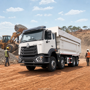 รถดัมพ์มือสอง Sinotruk Howo NX 8x4 351-450 แรงม้า ยูโร 2 เครื่องยนต์ดีเซล Weichai สำหรับงานขนส่งในเหมือง รับน้ำหนักได้ 50+ ตัน มีสินค้าในสต็อก - Product Image 6
