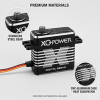 Nouvel arrivage 2026 XQ-POWER Servo numérique sans noyau à couple élevé 62 kg, étanche 8,4 V HV, boîtier en aluminium CNC pour voiture RC, camion, robot