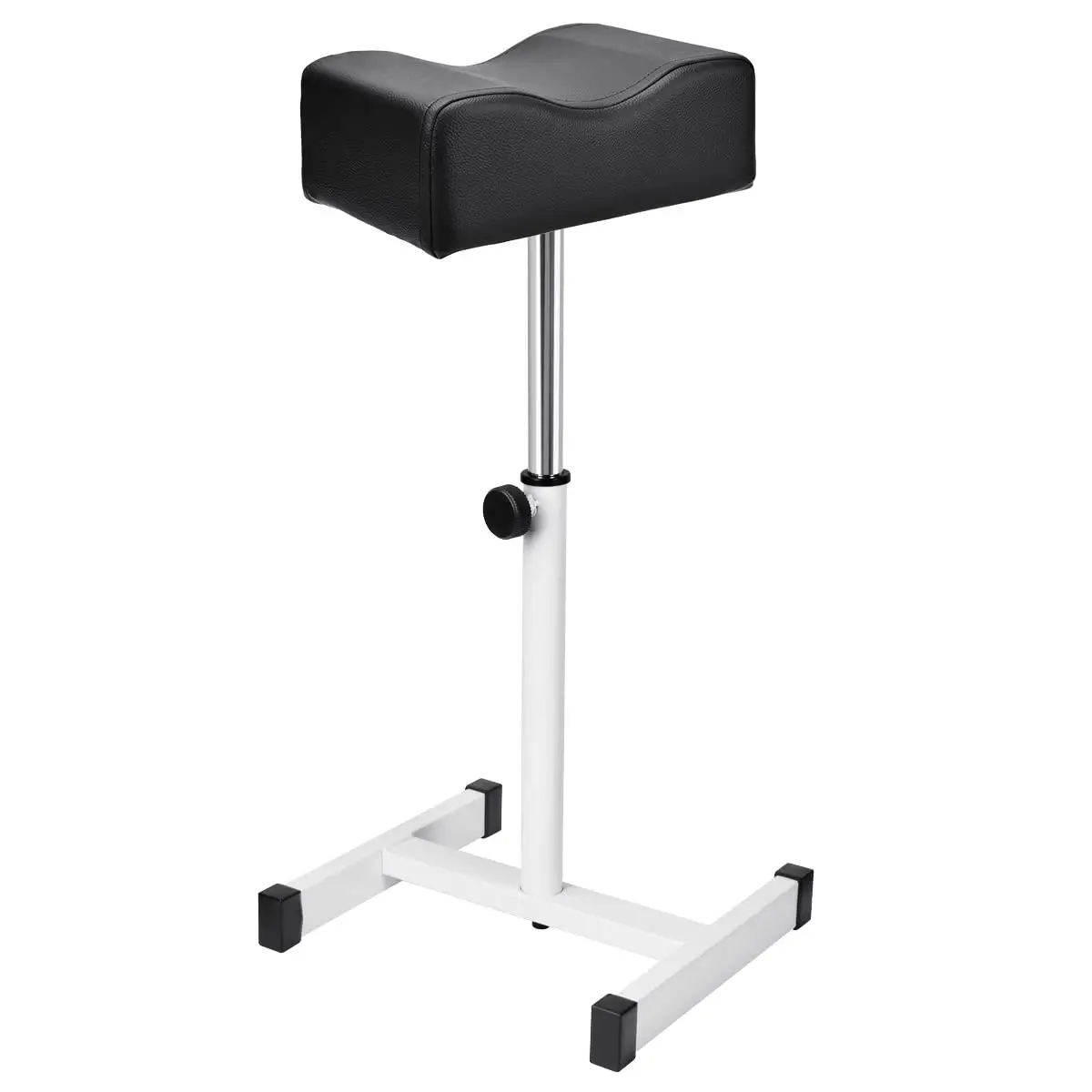 Custom Logo Pedicure Foot Rest Adjustable Manicure Height Technician Stand Stool with Non-Slip Legs Nail Equipment