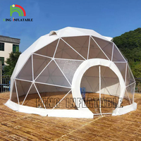Dôme de Camping de luxe pour maison, grand Kit de dôme géodésique tentes Glamping jardin PVC Igloo dômes hôtel maison à vendre
