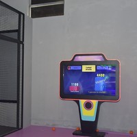 Centre de fitness interactif multijoueur en intérieur, appareil de divertissement sportif numérique à écran large pour le tir de balles, matériel