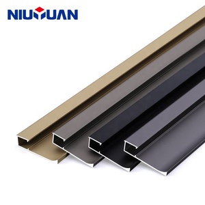 Niuyuan OEM nhà máy tùy chỉnh hiện đại tuôn ra lõm sàn ván chân tường Nhôm LED Ốp Chân tường Hội Đồng Quản Trị - Product Image 4