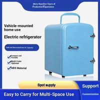 Kulkas Mini Termoelektrik Baru 24V 110V 220V 4L untuk Penggunaan di Luar Ruangan, Berkemah, Mobil, Rumah & Hotel