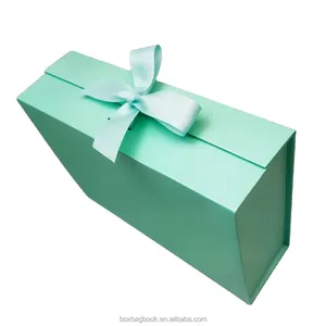 Caja de cartón plegable para compras, de Navidad, grande, reciclable, plegable, para regalo