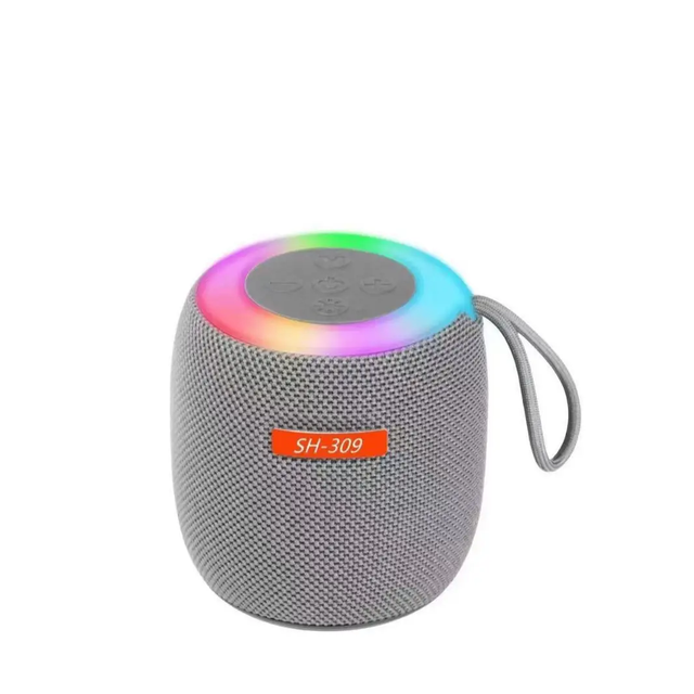 Wholesale SH-309 Mini Wireless Speakers Party Outdoor Portable Subwoofer Led Color RGB Night Light Small Speaker