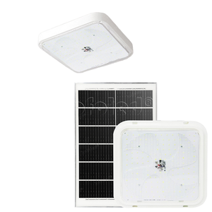 DGDION Dış Mekan Güneş Enerjili Tavan Lambası Uzaktan Kumandalı Hareket Sensörlü Pil Dahil IP65 Su Geçirmez Yüksek Parlaklıklı LED 50W Bahçe Lambası - Product Image 1