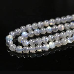 Natuurlijke grijze maansteen kralen helende energie edelsteen DIY sieraden maken losse kralen - Product Image 4