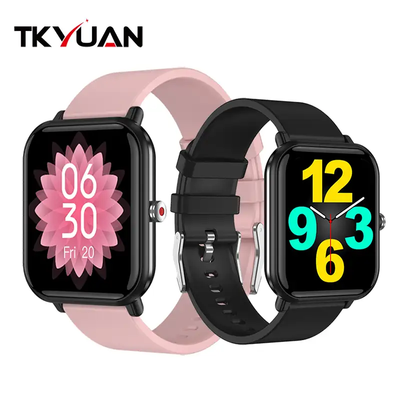 Tkyuan smartwatch, relógio inteligente, temperatura corporal, frequência cardíaca, esportes, fitness, pulseira inteligente, barato