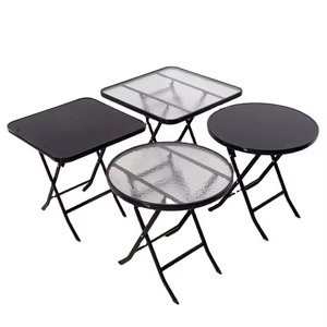 Nhà máy nóng bán có thể gập lại Tempered vuông vườn Bàn cà phê thích hợp cho phòng ngủ - Product Image 6