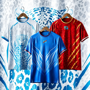 Maglia da Calcio 2026 DR Congo Squadra Nazionale <span class=keywords><strong>di</strong></span> Calcio Coppa d'Africa i Leopardi Edizione Giocatore Mbemba Desabre - Product Image 1