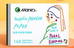 Marqueur acrylique, papier à <span class=keywords><strong>dessin</strong></span> spécial, papier épais, anti-décoloration, rendu des couleurs élevé, création artistique - Product Image 4