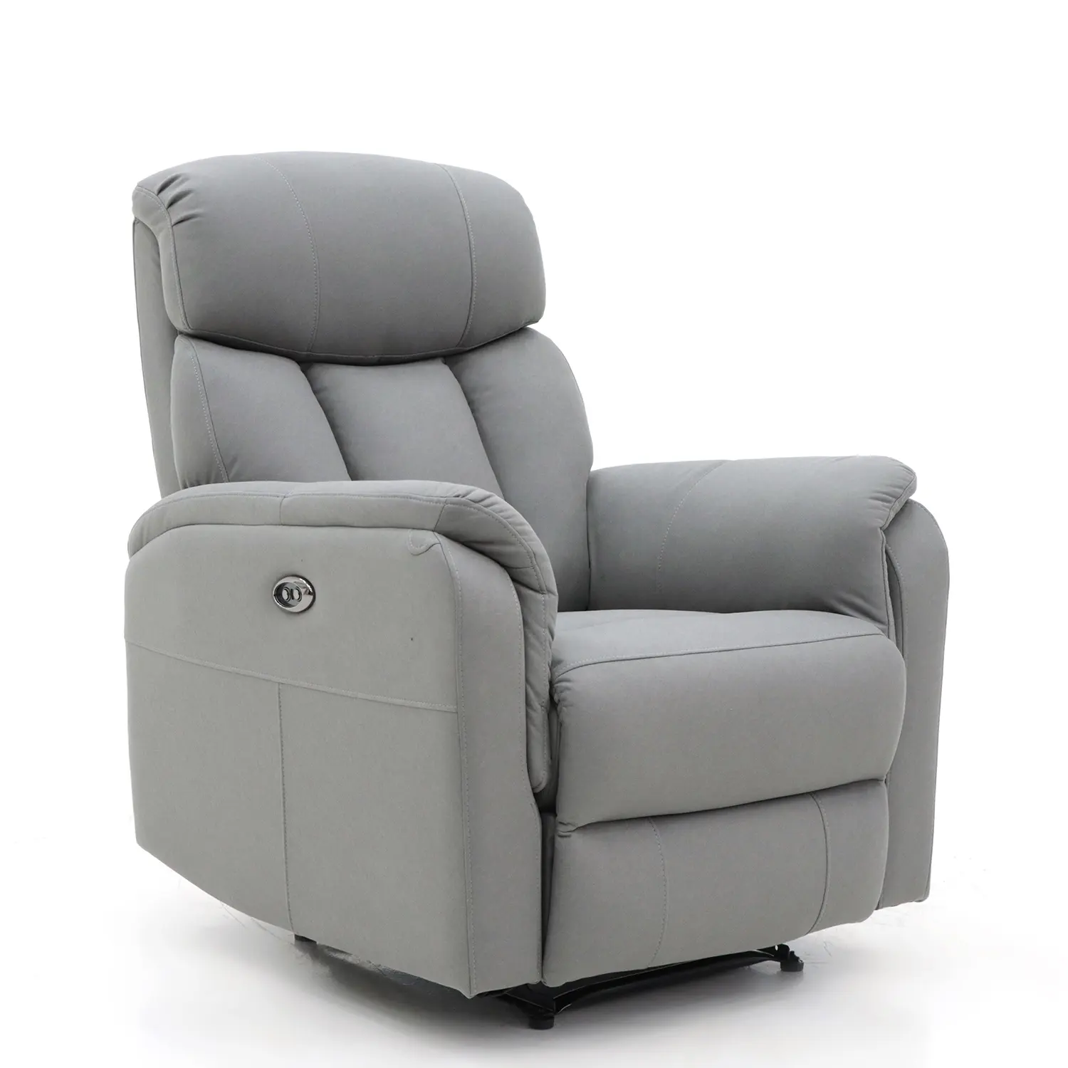 Geeksofa Móveis Manual/Elétrica Cadeira Reclinável Giratória Luxo Couro Lazer Massagem Aquecida Glider Seat Lazer Poltrona