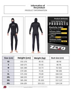 Traje de Buceo Profesional de Neopreno Elástico de 2 mm de Dos Piezas para Caza Submarina - Product Image 5