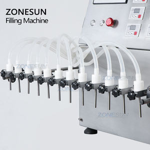 Zonesun เครื่องบรรจุของเหลวกึ่งอัตโนมัติ12หัวสำหรับใส่ขวดน้ำหอมน้ำผลไม้น้ำมันมะกอกสำหรับใส่เครื่องดื่ม - Product Image 3