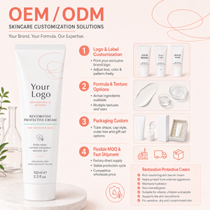 ครีมซ่อมแซมผิว OEM 48 ชั่วโมง บรรเทาอาการผิวแห้งเสีย แตกเปราะ ปราศจากน้ำหอม ผ่านการทดสอบโดยแพทย์ผิวหนัง ครีมปกป้องผิวสำหรับผิวแพ้ง่าย - Product Image 3