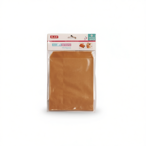 Sacchetti di carta Ilan 13x18 cm Kraft 8 pezzi con adesivi per confezioni regalo - Product Image 1