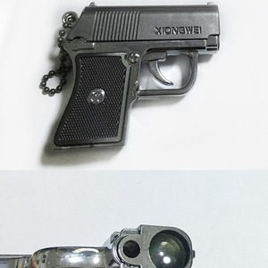 ไฟฉายขนาดเล็กแบบรูปทรงระเบิดมือ ไฟ LED อินฟราเรด พวงกุญแจแบบพกพา ไฟสำหรับตั้งแคมป์ ใช้แบตเตอรี่ - Product Image 1