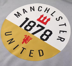 Set kaus olahraga sepak bola bertudung, 25 abu-abu kasual lengan panjang Logo - Product Image 3