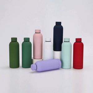 Botella de Agua Deportiva de Acero Inoxidable de Doble Pared con Aislamiento al Vacío, Boca Pequeña, Logotipo Personalizado, 350 ml, 500 ml, 750 ml, 1000 ml - Product Image 1