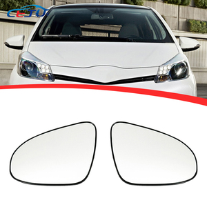 Accesorios exteriores para coche, <span class=keywords><strong>espejo</strong></span> <span class=keywords><strong>retrovisor</strong></span> lateral para coche, <span class=keywords><strong>cristal</strong></span> de <span class=keywords><strong>espejo</strong></span> con calefacción blanca para <span class=keywords><strong>Toyota</strong></span> <span class=keywords><strong>Yaris</strong></span> 2012-2018 - Product Image 1