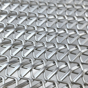 Lưới trang trí kim loại dễ lắp đặt, cấu trúc chắc chắn, dùng trang trí tường sảnh khách sạn, phòng khách & văn phòng - Product Image 1