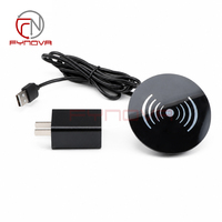 Enchufe de Carga Inalámbrica Integrado de 15W, Empotrable en Escritorio, para Oficina y Hogar, con Enchufe EU, UK, US, KR, Solución de Carga para Teléfono