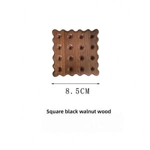 Classic Solid Wood Coasters Natural Color <b>Teacup</b> Mugs Milk Cups Coffee Cup Mat Holders Heat Insulation Pads Reusable - Product Image 3