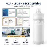 Bouteilles d'eau sport compressibles 600ML – Vente en gros fabricant – Bouteille d'eau en plastique pour vélo – Logo personnalisé – Activités intérieures et extérieures