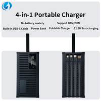 Power Bank Portabel 2-in-1 10000mAh Layar LED Pengisian Cepat Port USB-C Micro USB Grosir Laris Manis