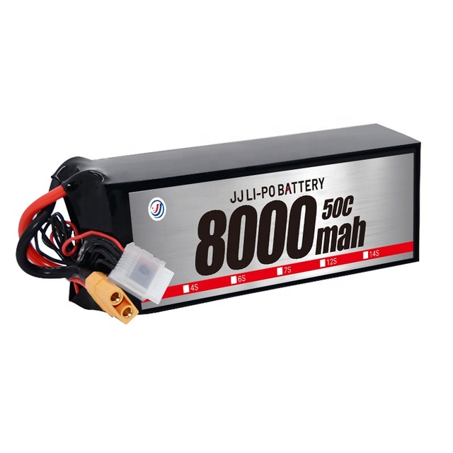 Rechargeable 6S Lipo Battery 8000Mah 20c 25c 14.8v 3s 4s  8S 12S Li-polymer Battery Pack for Rc Drone FPV